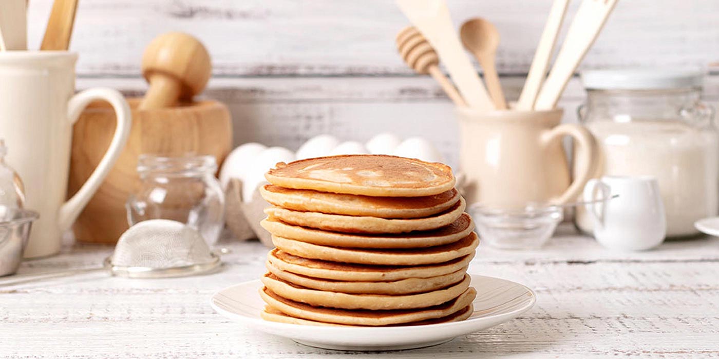 GlutenFree No Syrup Needed Pancakes Recipe Zero Calorie Sweetener