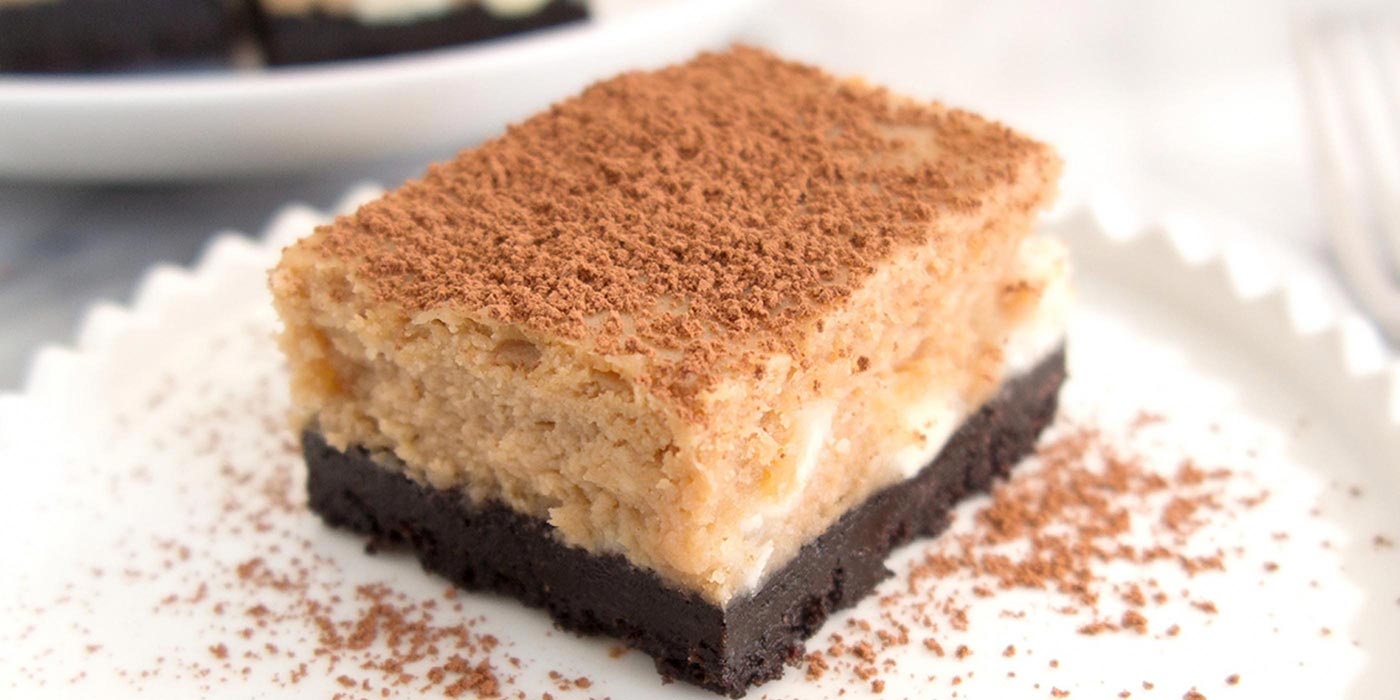 Mocha Cheesecake Bars Recipe | Zero Calorie Sweetener & Sugar ...