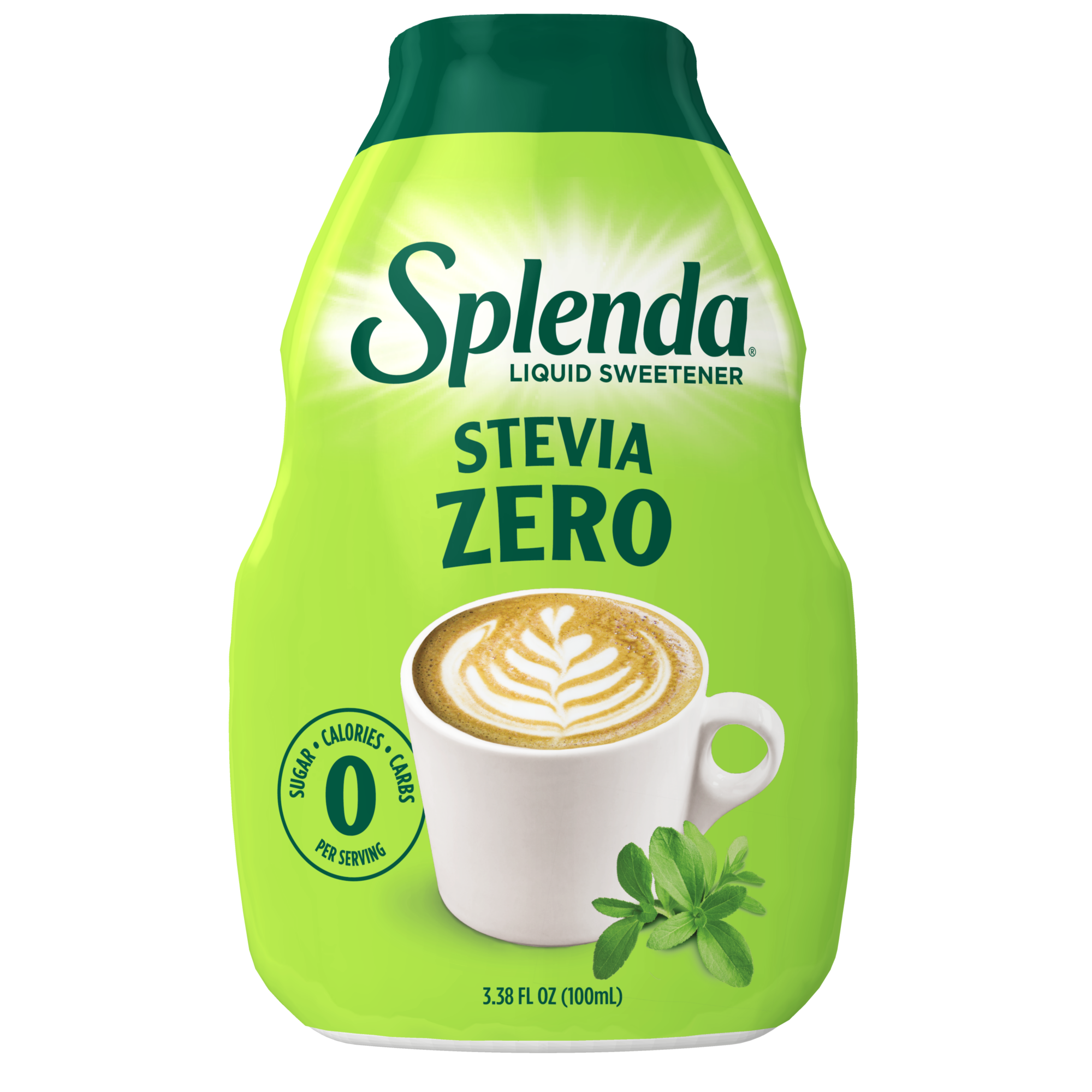 Splenda Stevia Liquid Sweetener Large Bottle- Front