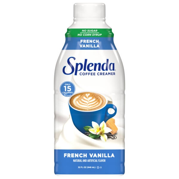 Splenda Coffee Creamer - French Vanilla, 32oz. Bottle - Front