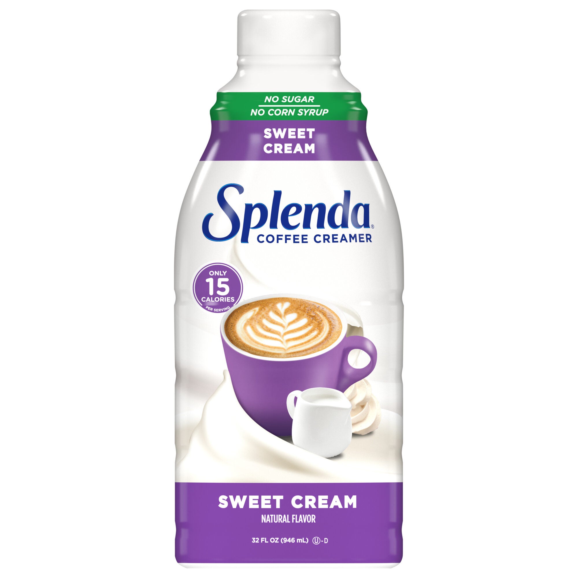 Splenda Coffee Creamer - Sweet Cream, 32oz. Bottle - Front