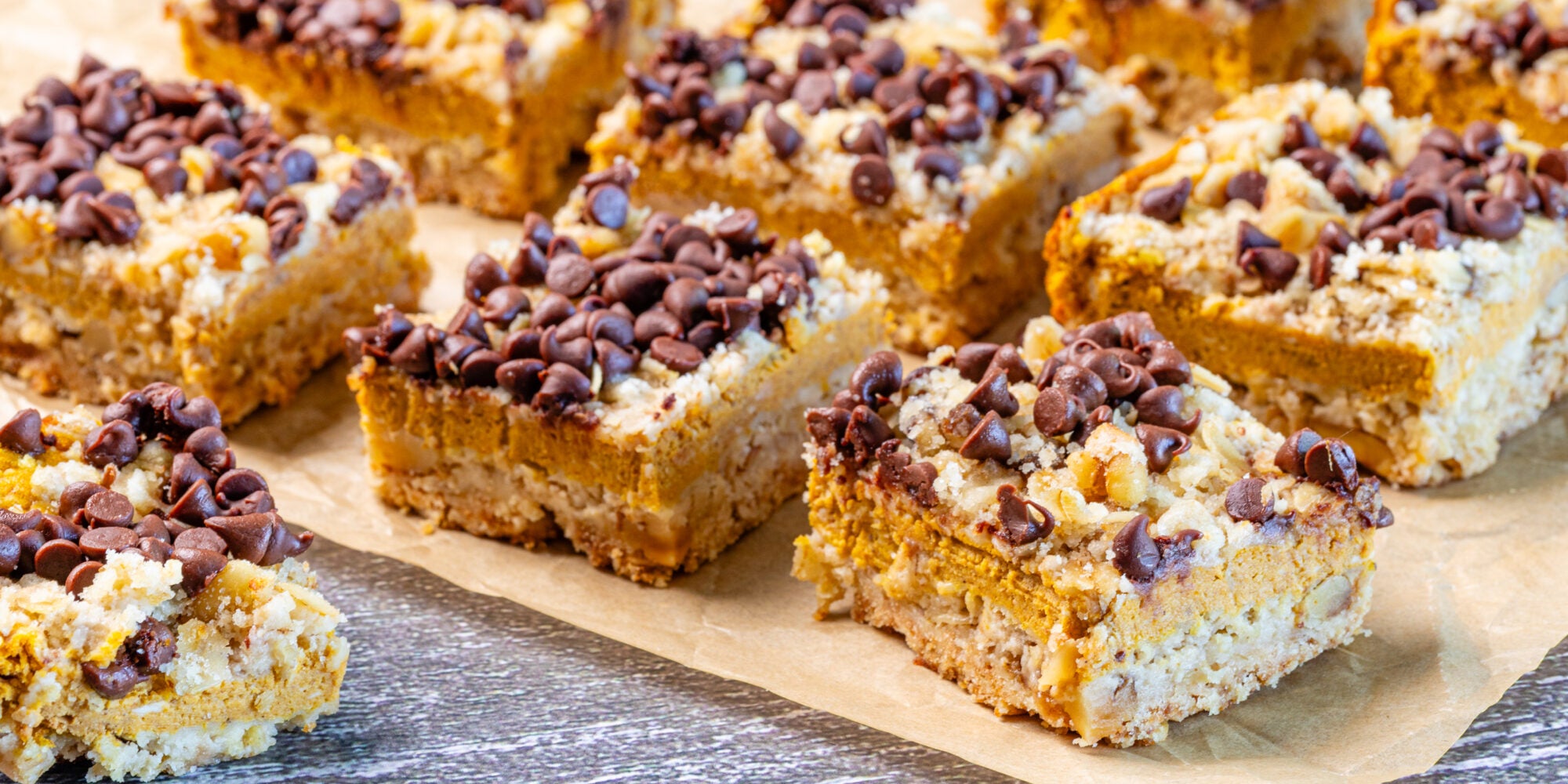 Chocolate Chip Pumpkin Bars