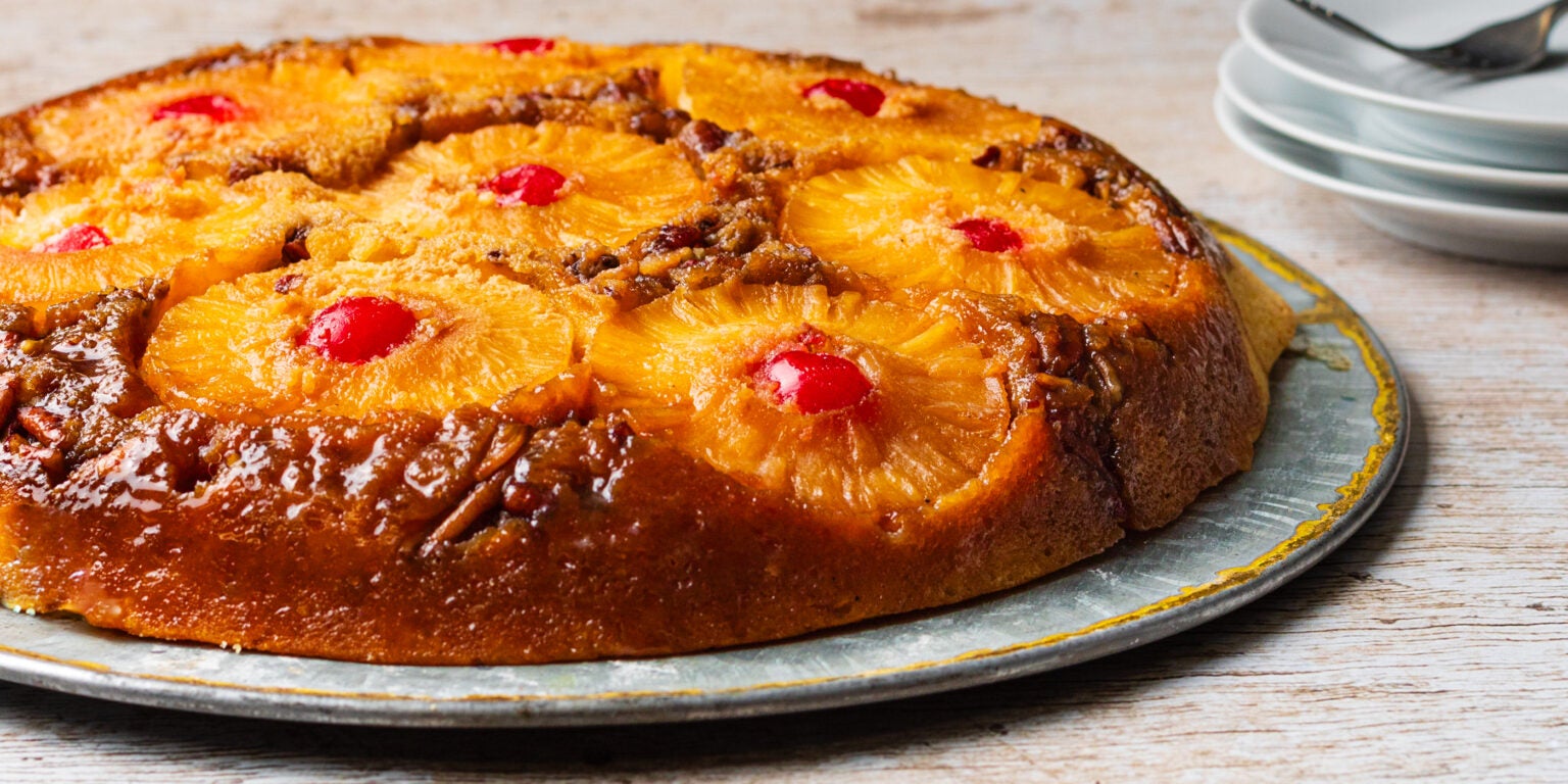 Skillet Pineapple Upside-Down Cake Recipe | Zero Calorie Sweetener ...