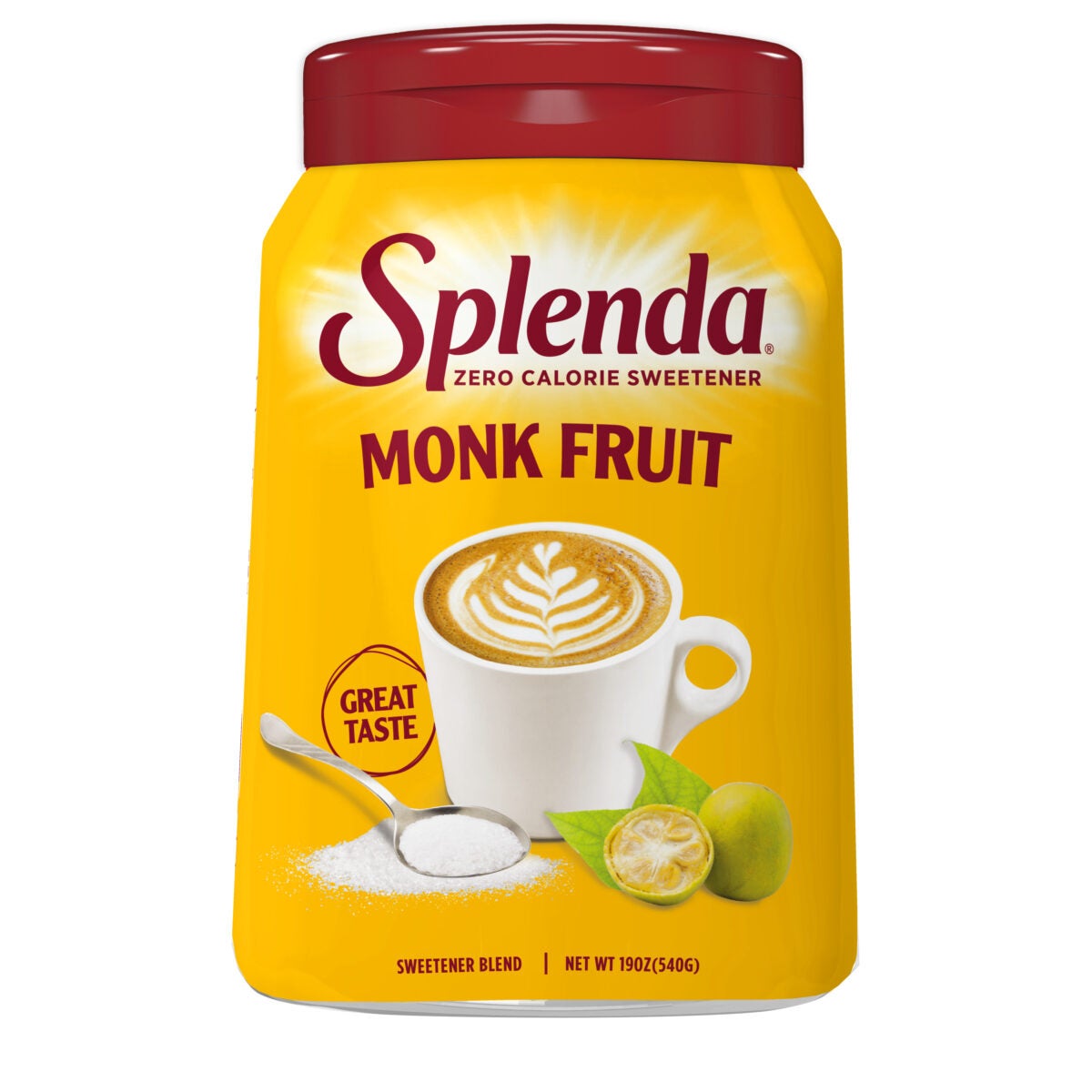 Splenda Monk Fruit Jar Front