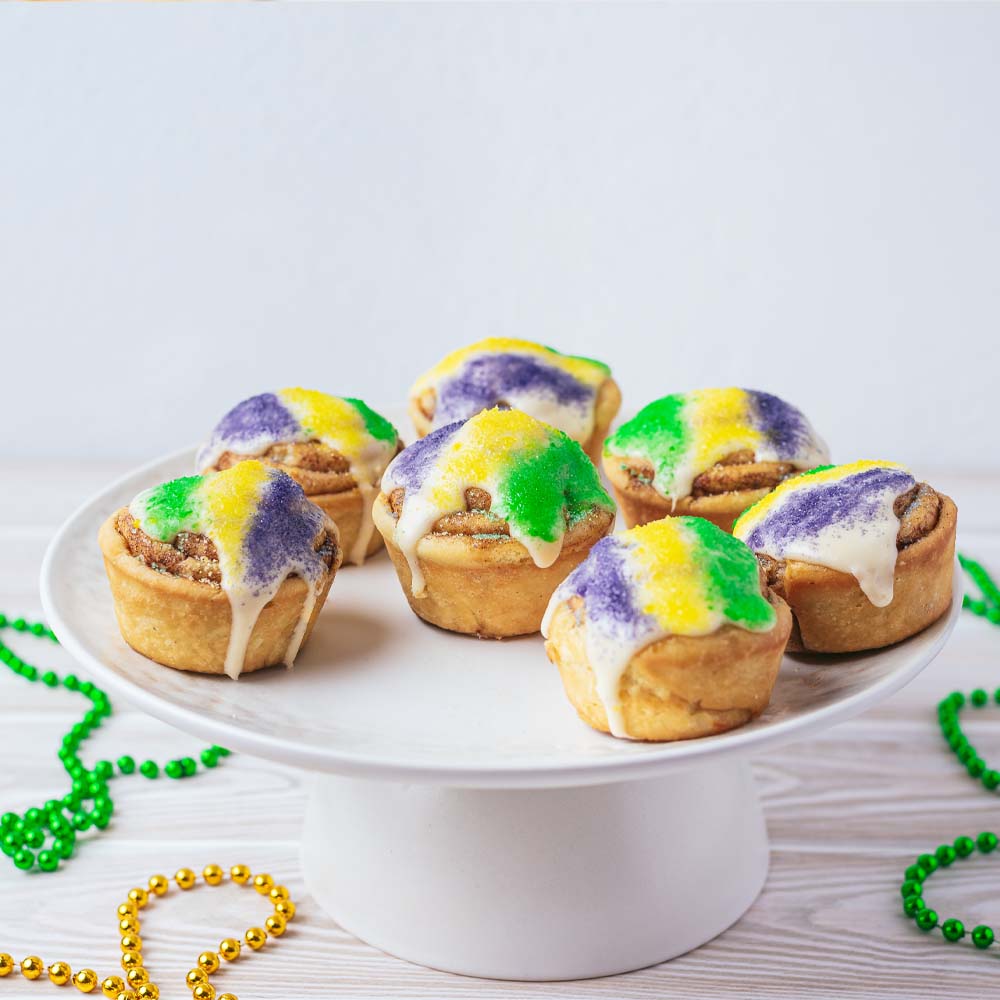 Mini King Cake Cupcakes Recipe