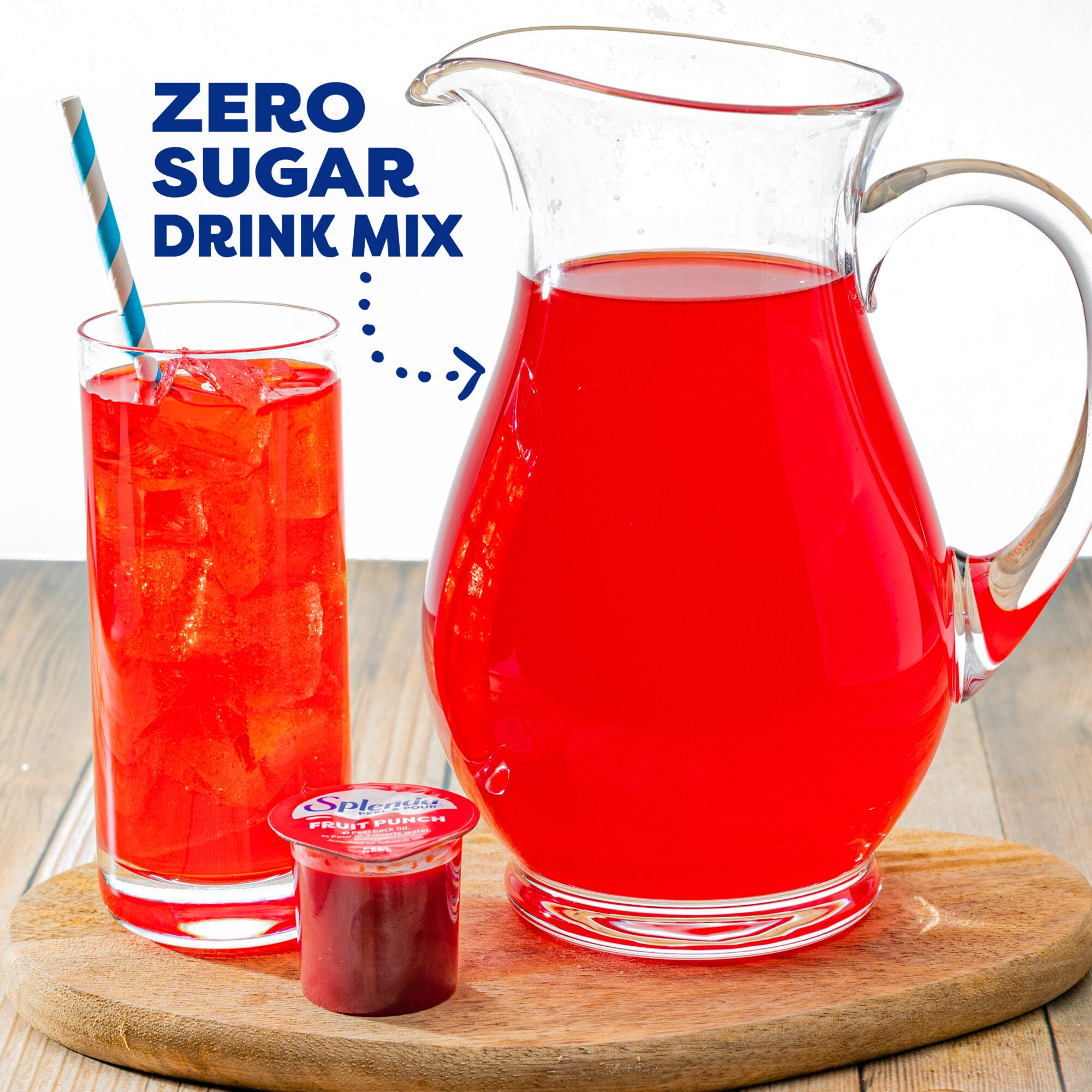 Splenda Peel & Pour Zero Calorie Drink Mix - Fruit Punch