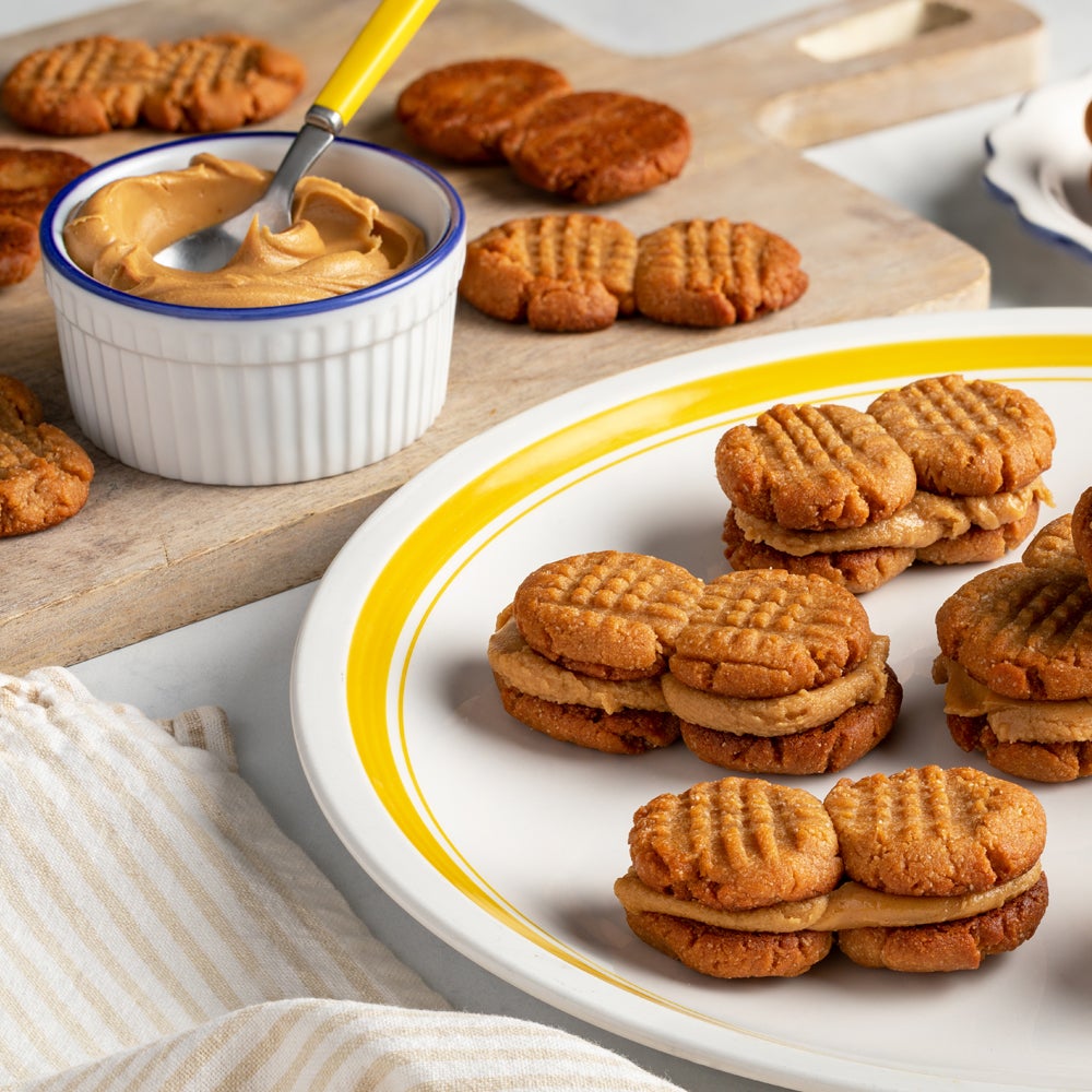 Receta de galletas de mantequilla de maní, Endulzante sin calorías y  sustituto del azúcar