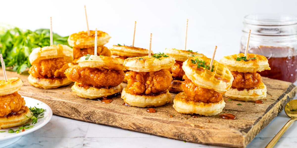 Chicken & Waffle Sliders - Splenda®