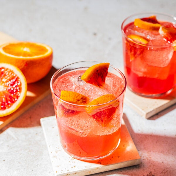 Blood Orange Bourbon Spritz