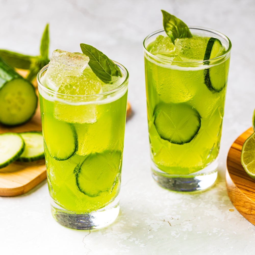 Cucumber Basil Mocktail