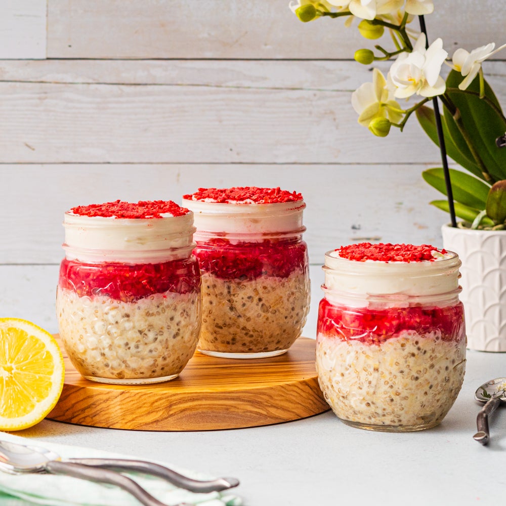 Lemon Raspberry Overnight Oats - Splenda®