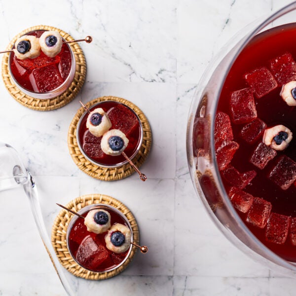 Halloween Berry Eyeball Punch