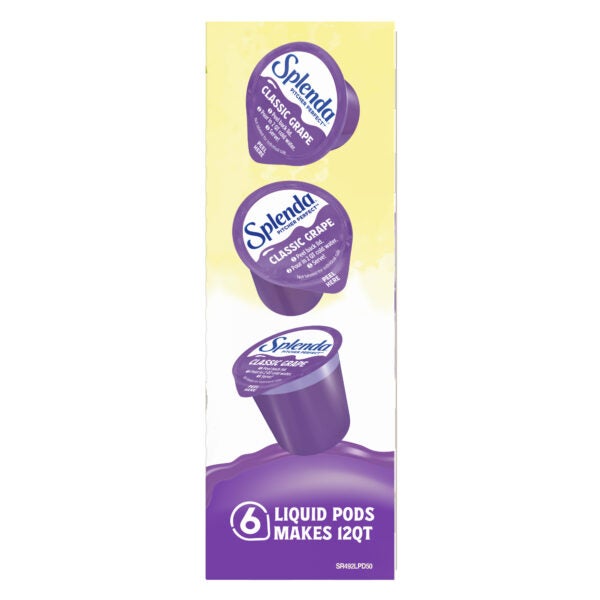 Splenda Pitcher Perfect Drink Mix Grape - Side