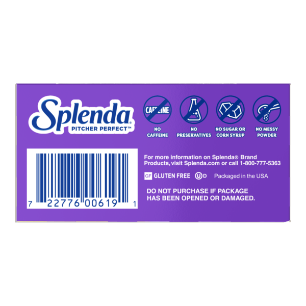 Splenda Pitcher Perfect Drink Mix Grape - Bottom